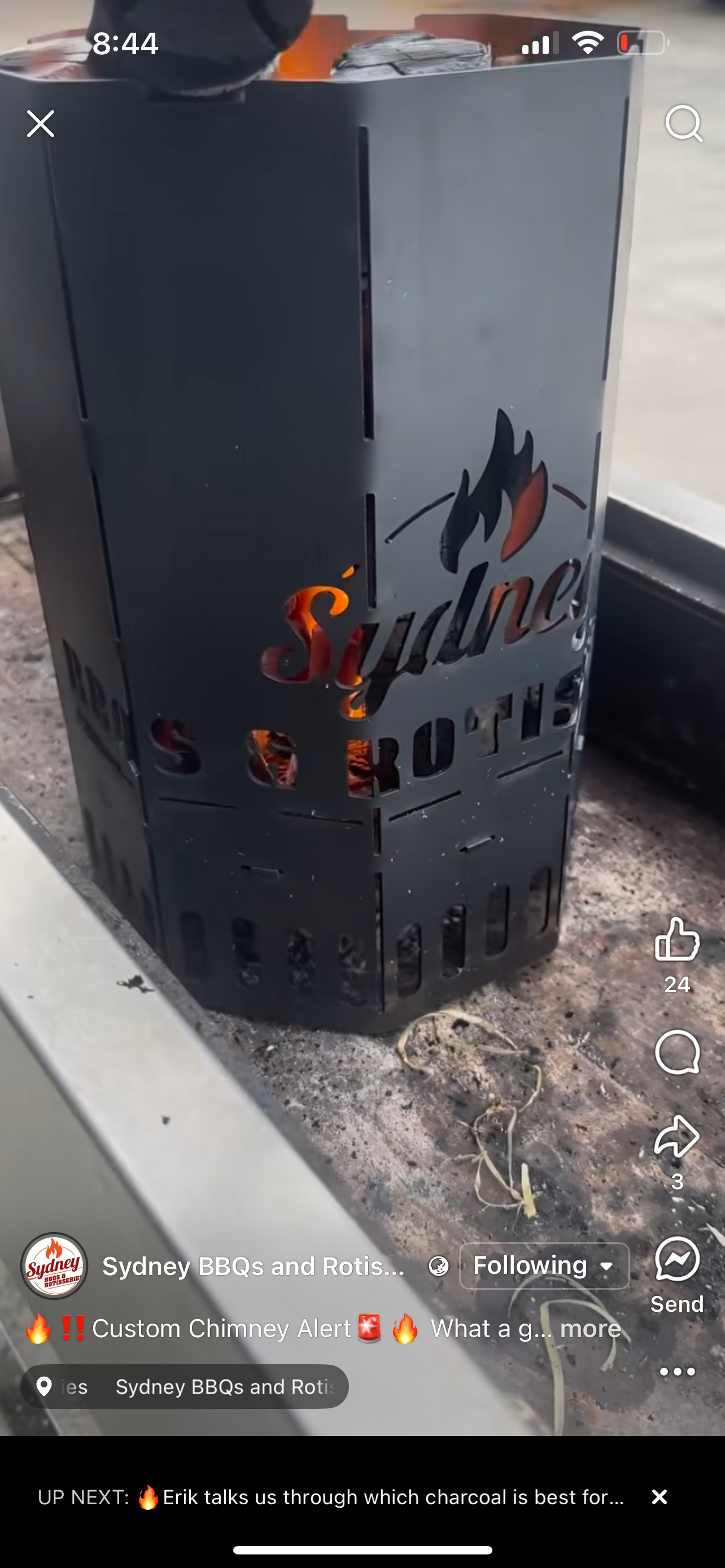 Smokey BBQ Bits Charcoal Chimney