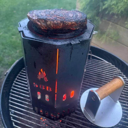 Charcoal Chimney Starter - Smokey BBQ Bits - Smokey BBQ Bits